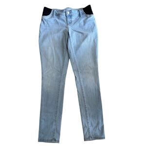 Ingrid and Isabel Maternity Skinny Stretch Light Denim Jeans Size 4